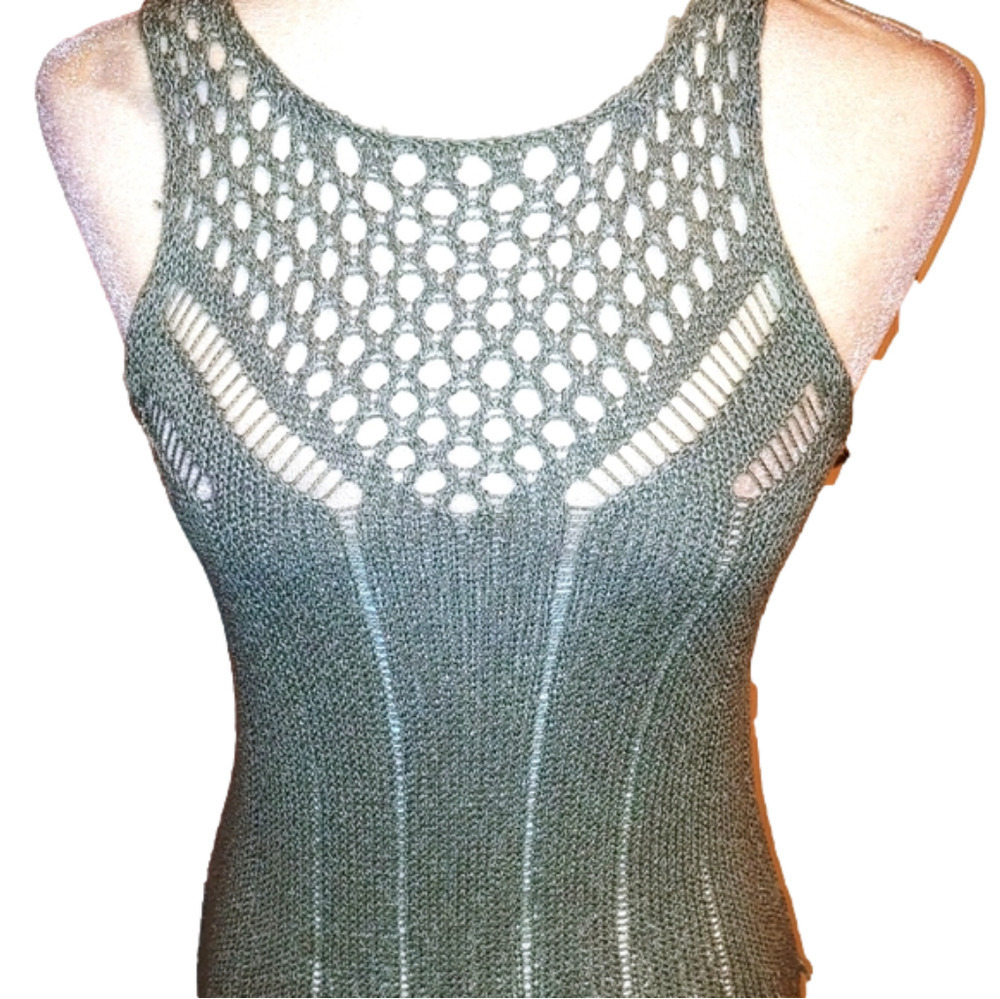 Michael Kors Gray Sleeveless Top XS